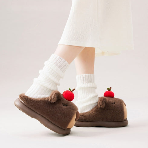 Capybara Fruity Slippers